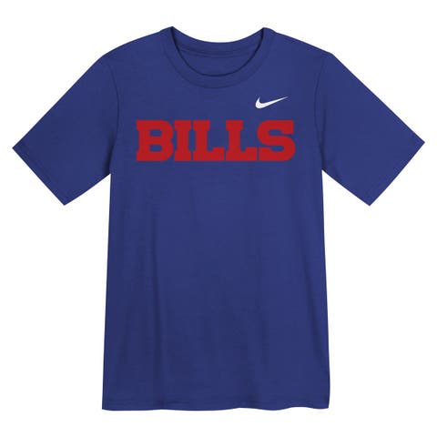 Preschool Nike  Royal Buffalo Bills Wordmark T-Shirt