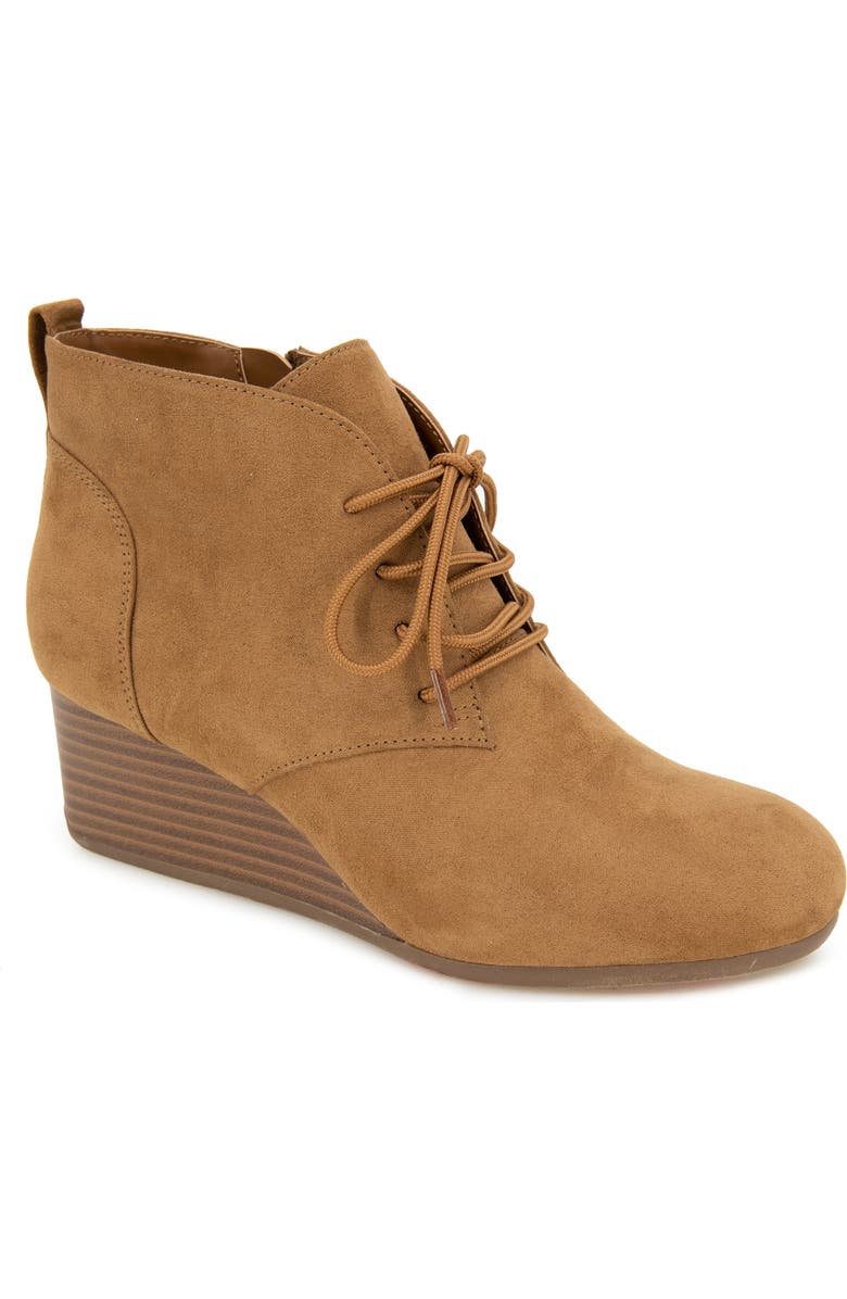 Reaction Kenneth Cole Deka Wedge Bootie, Main, color, Desert Micro