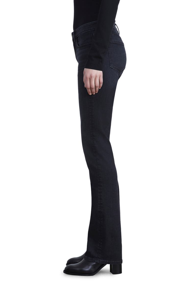 Mercer Kick Flare Jeans, Alternate, color, WASHED ONYX