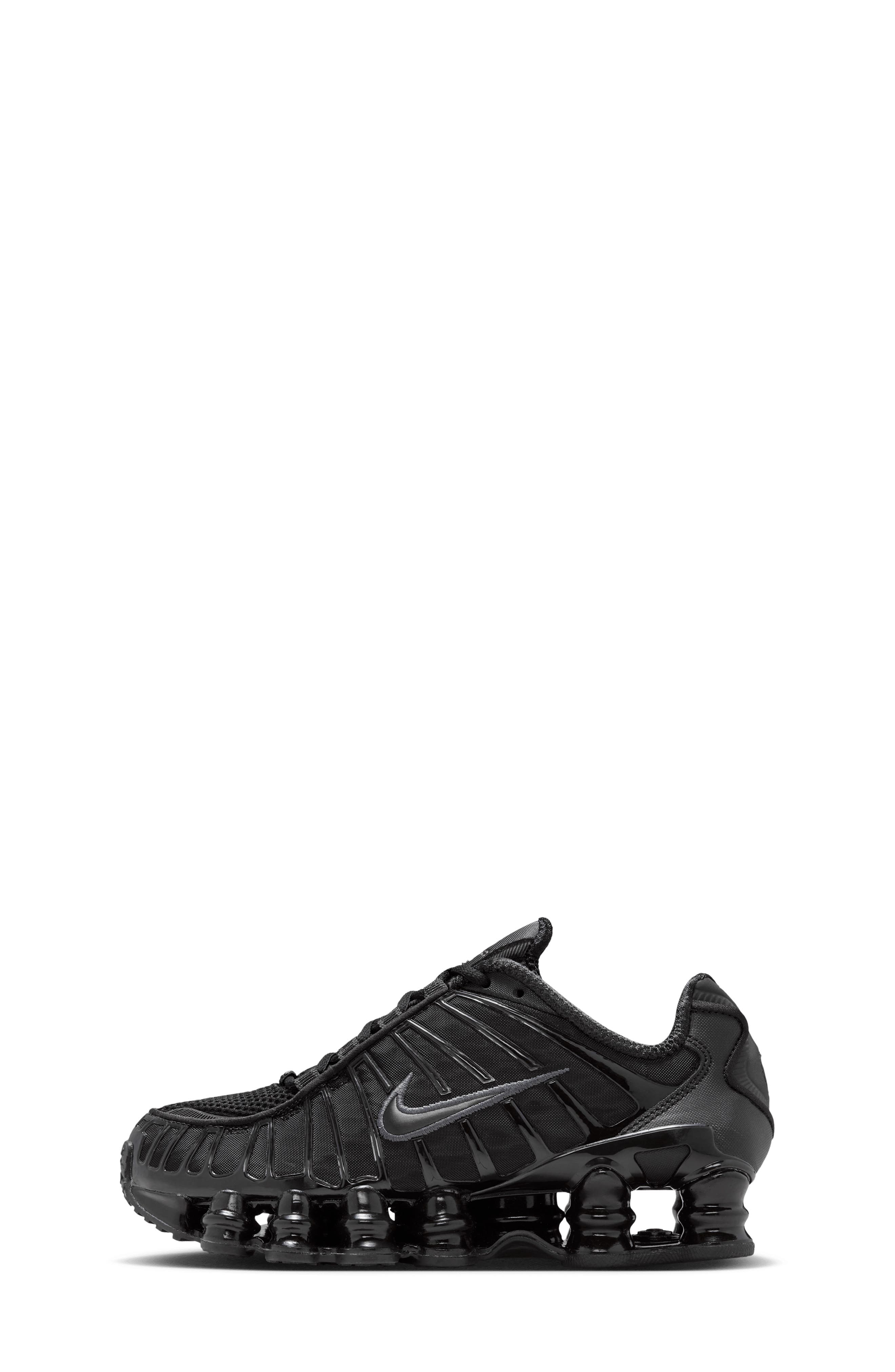 Nike Kids' Shox TL Sneaker, Alternate, color, 001 Black/Metallic Hema