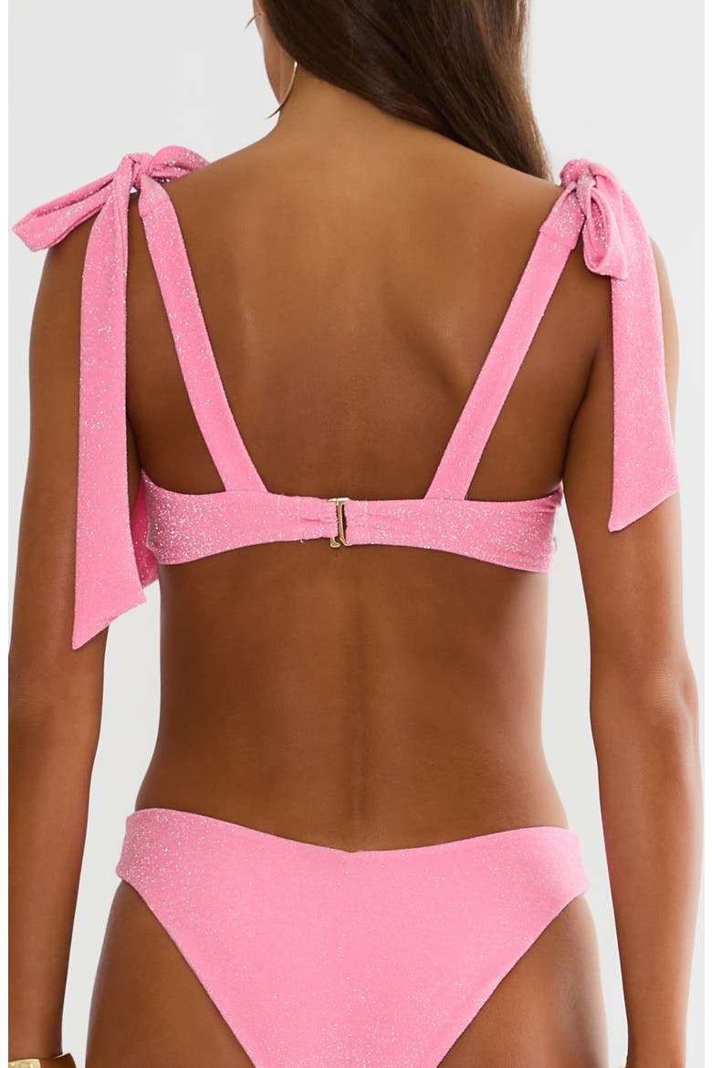 Drea Underwire Bikini Top, Alternate, color, SHORELINE PINK SHINE