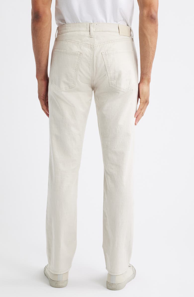 Citizens of Humanity Elijah Relaxed Straight Stretch Linen & Cotton Pants, Alternate, color, Natural