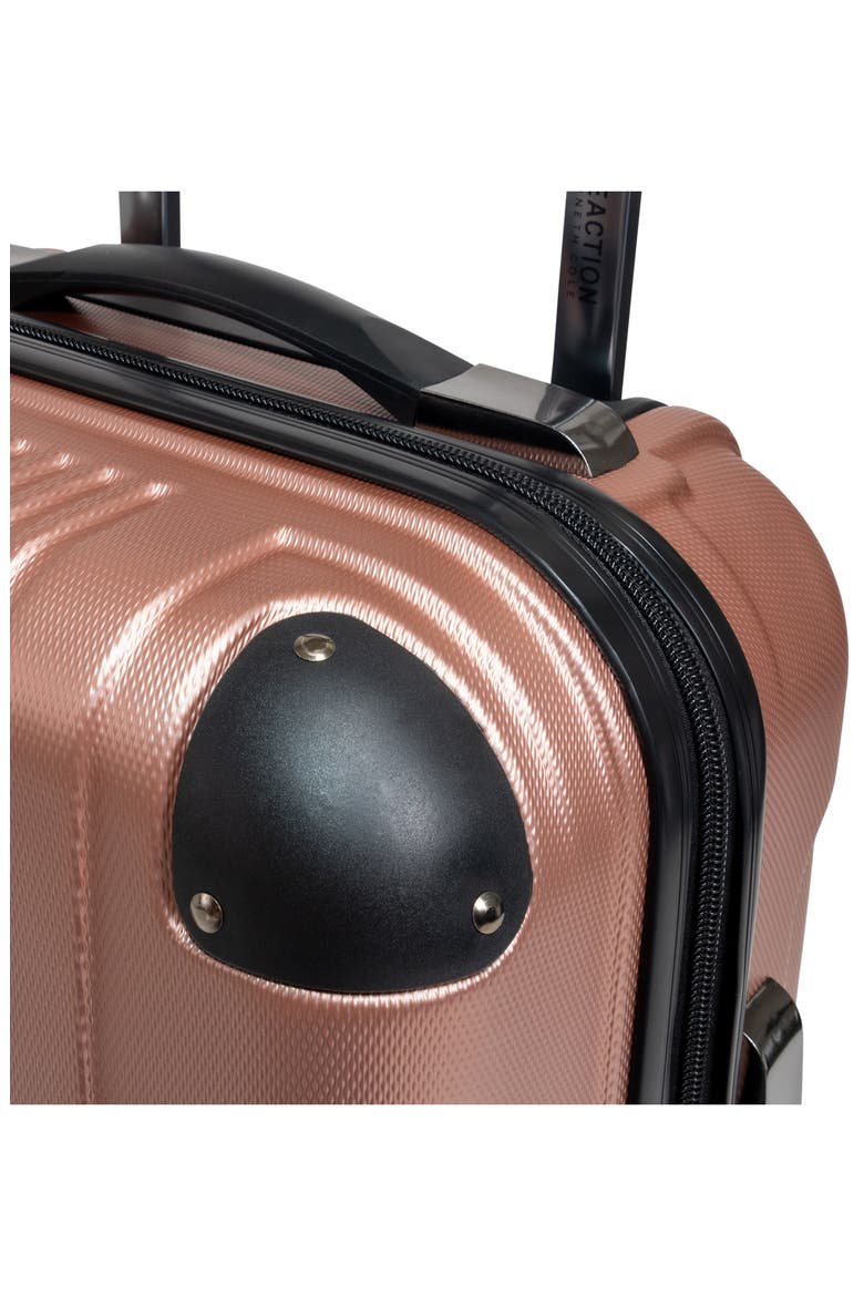 Out of Bounds Hardside Suitcase, Alternate, color, ROSE GOLD