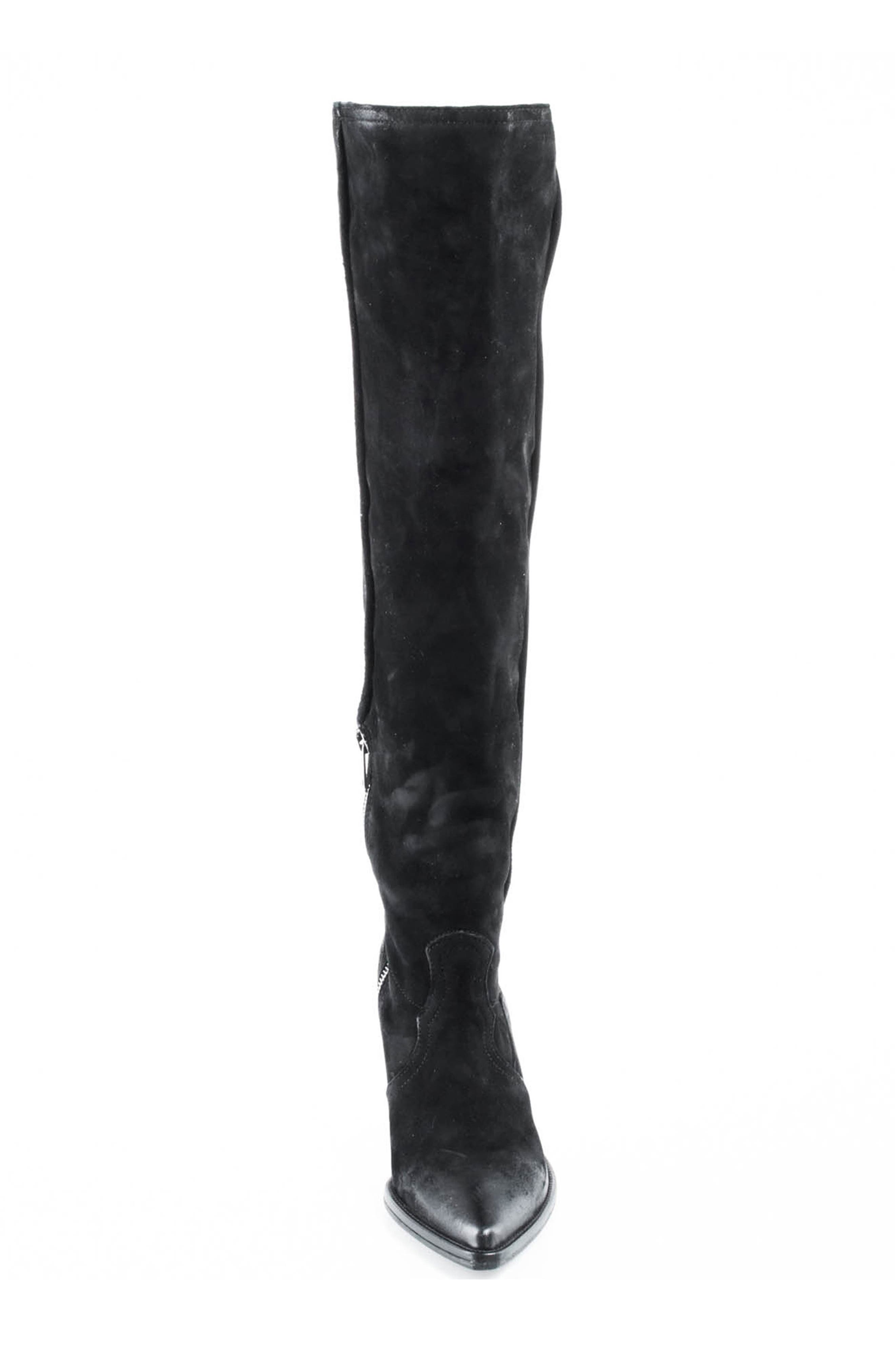 Clifford Over the Knee Boot, Alternate, color, BLACK