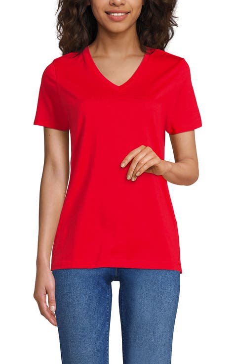 Supima Cotton V-Neck T-Shirt