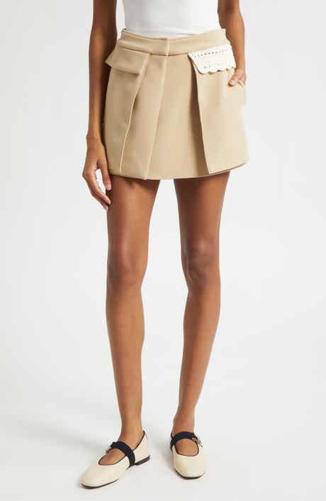 Waist Panel Miniskirt