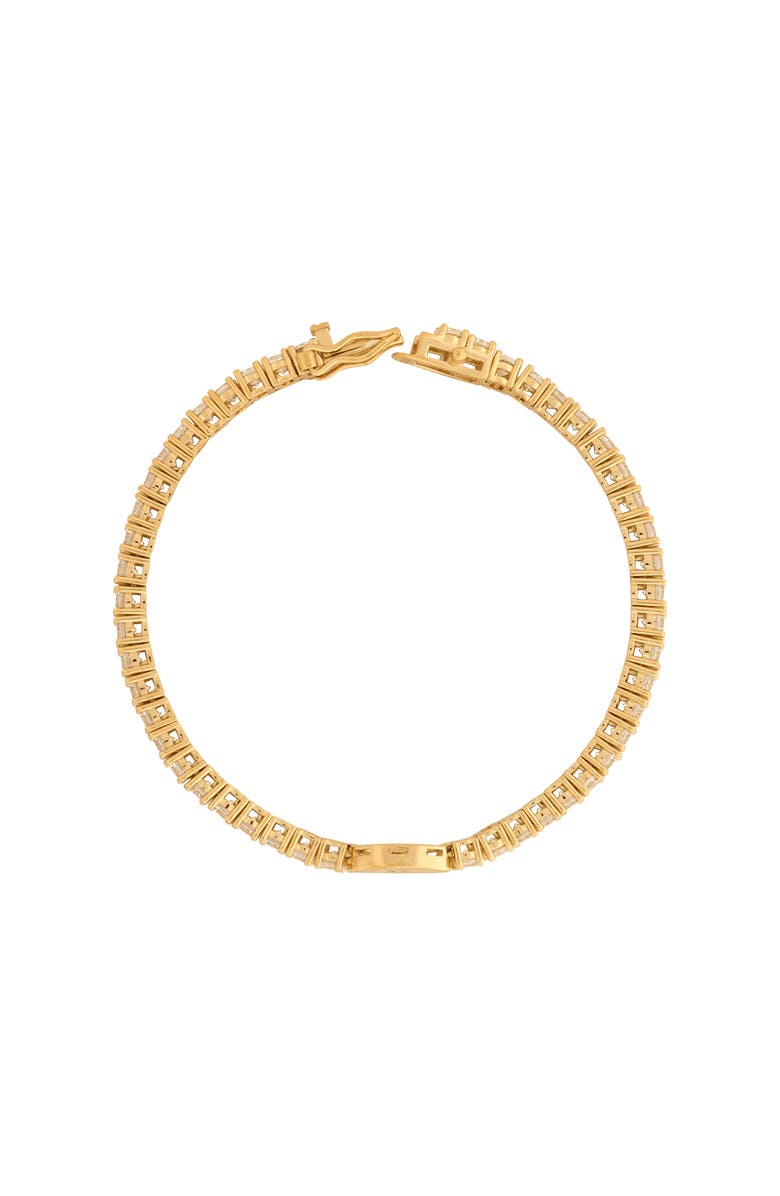 Karma and Luck Hopeful Abundance Evil Eye Tennis Bracelet, Alternate, color, Gold
