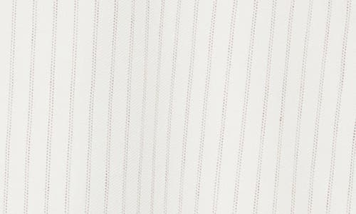 Rag & Bone Reese Camp Shirt In Ivory Stripe