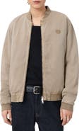 AllSaints Forres Cotton Twill Bomber Jacket