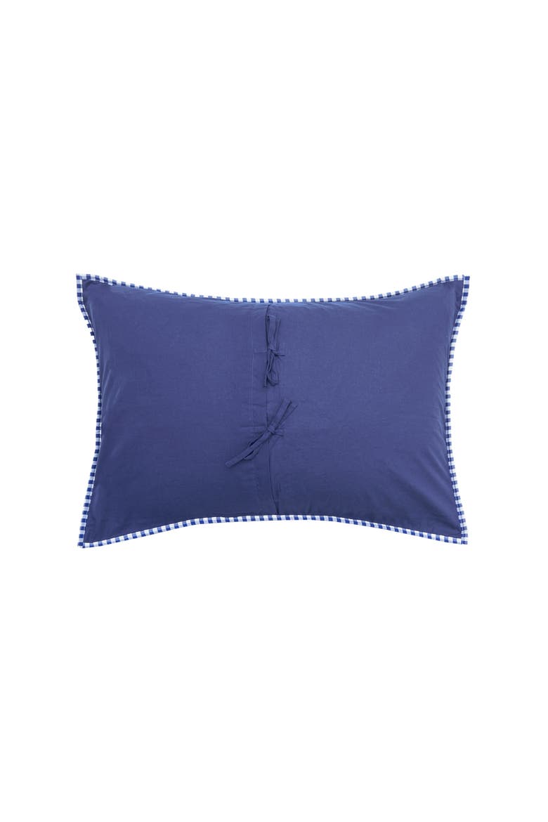 20" x 26" Madras Plaid Cotton Standard Sham - Machine Washable, Alternate, color, Blue