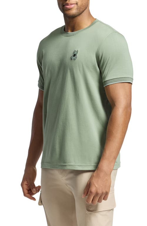 PSYCHO BUNNY PSYCHO BUNNY NEW CASTLE BUNNY APPLIQUÉ T-SHIRT