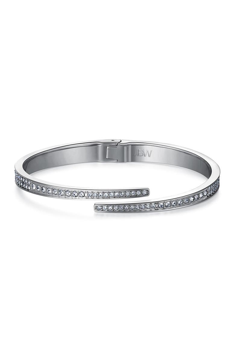 Mondrian Diamond Bracelet Watch & Bangle Set, 37mm, Alternate, color, SILVER
