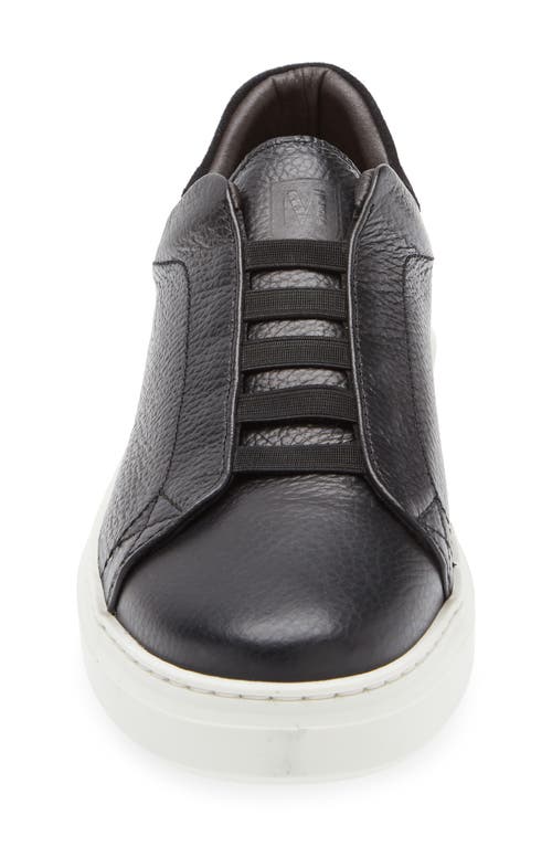 Bruno Magli Salvador Slip-on Sneaker In Black Tumbled