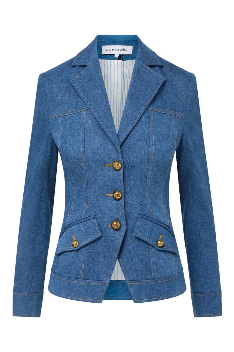 Randy Denim Dickey Jacket, Alternate, color, COSMO