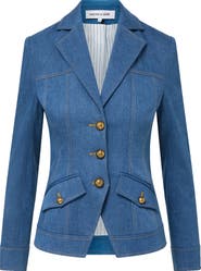 Veronica Beard Randy Denim Dickey Jacket