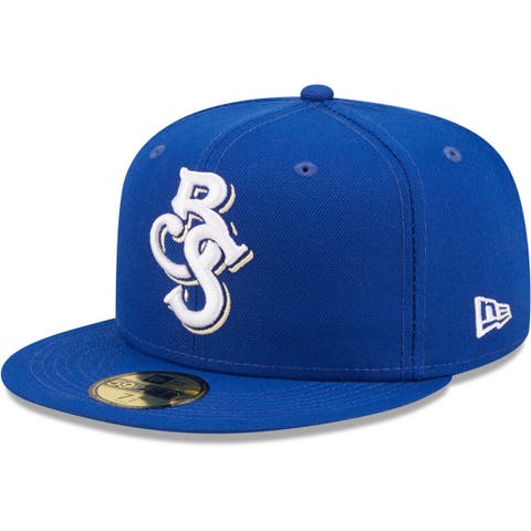Men's New Era Blue Biloxi Shuckers Authentic Collection 59FIFTY Fitted Hat