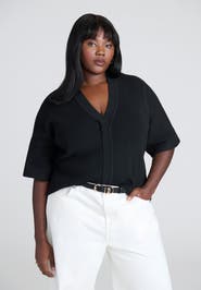 ELOQUII Wide Sleeve Sweater