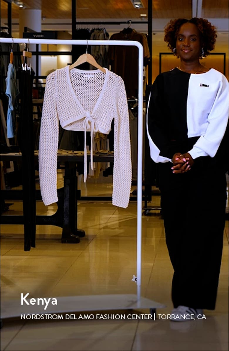 Beach Vibes Tie Front Cardigan, sales video thumbnail