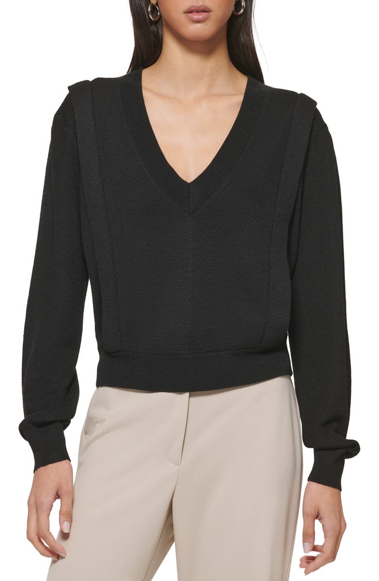 DKNY Flange Sweater, Main, color,