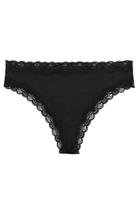 Soft Silk Thong Underwear