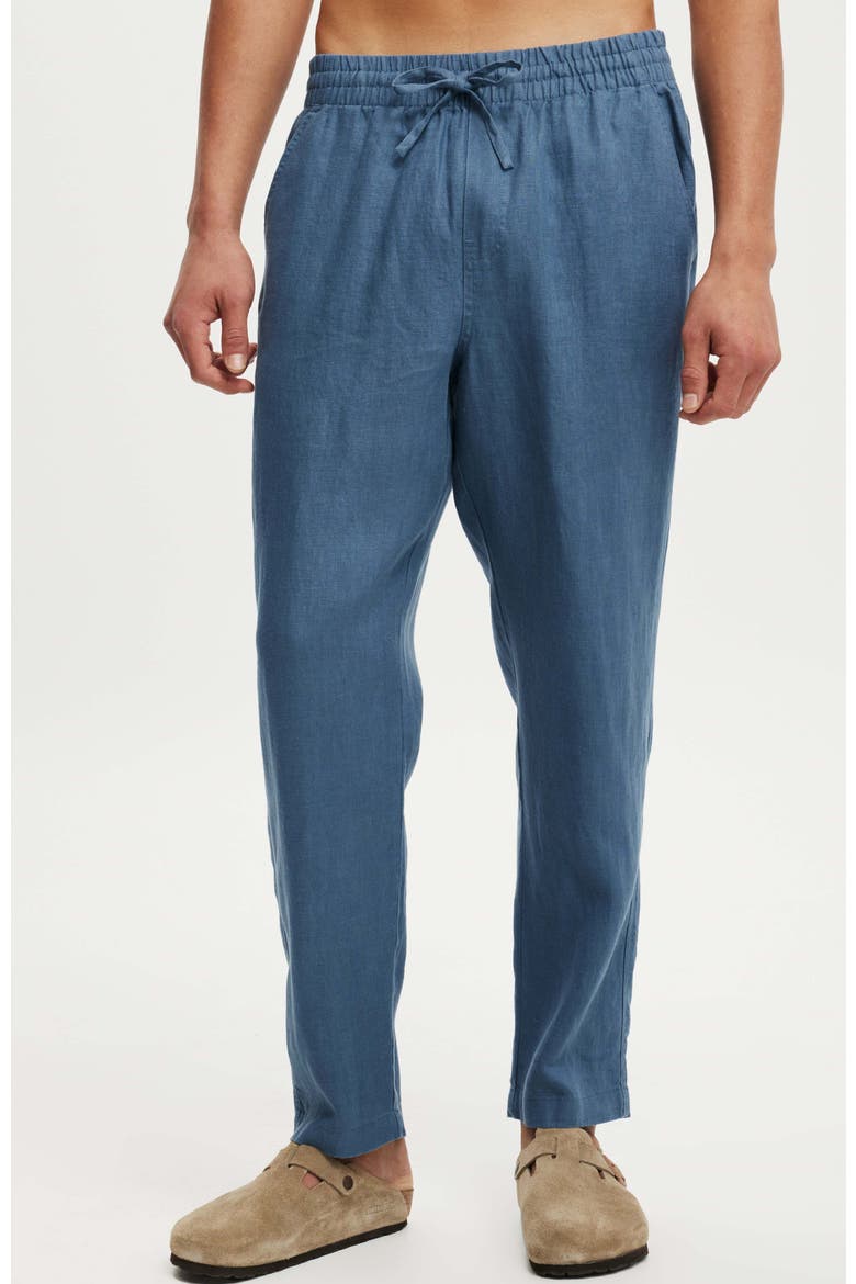 Men's Linen Pant, Main, color, MOONLIGHT BLUE