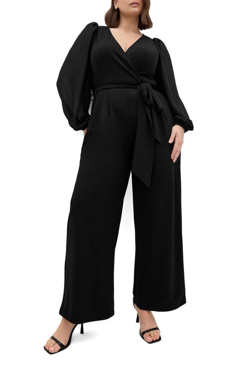 Sheer Sleeve Jumpsuit