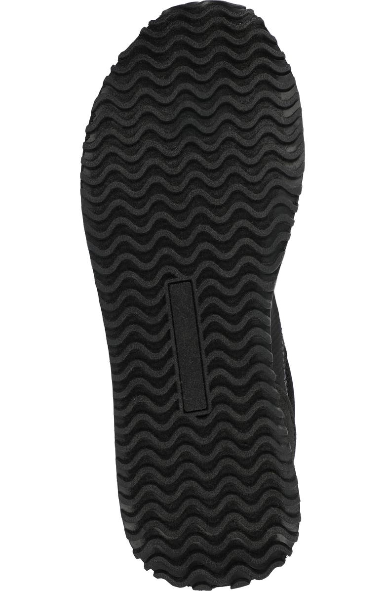 Journee Collection Flow Casual Sneaker, Alternate, color, Black