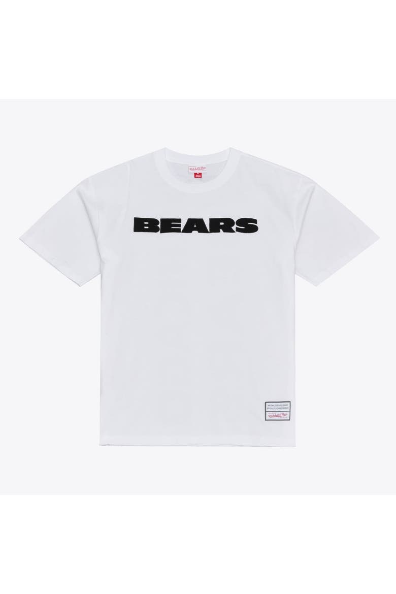 Men's Mitchell & Ness White Chicago Bears Monochrome T-Shirt, Main, color, White