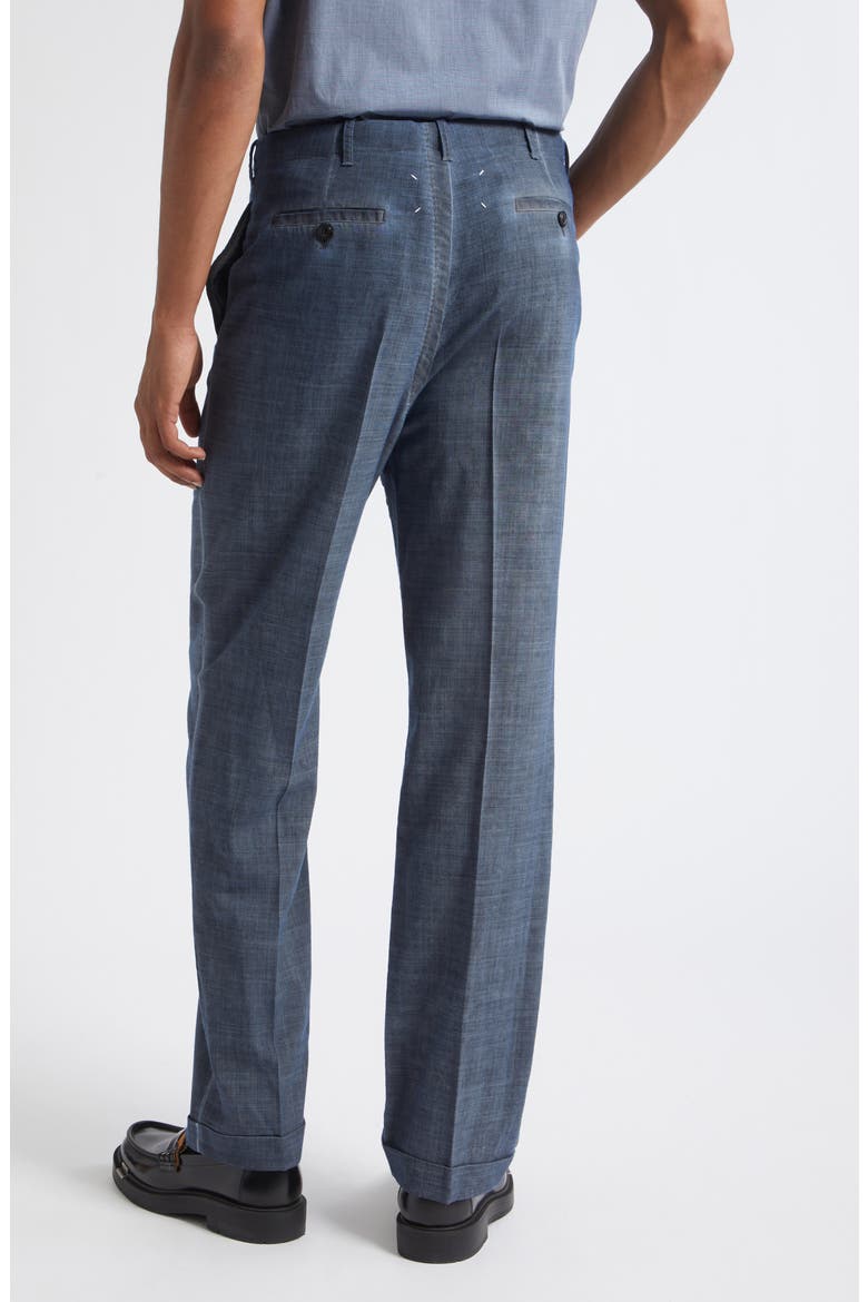 Double-Dyed Wool Trousers, Alternate, color, ARMY BLUE