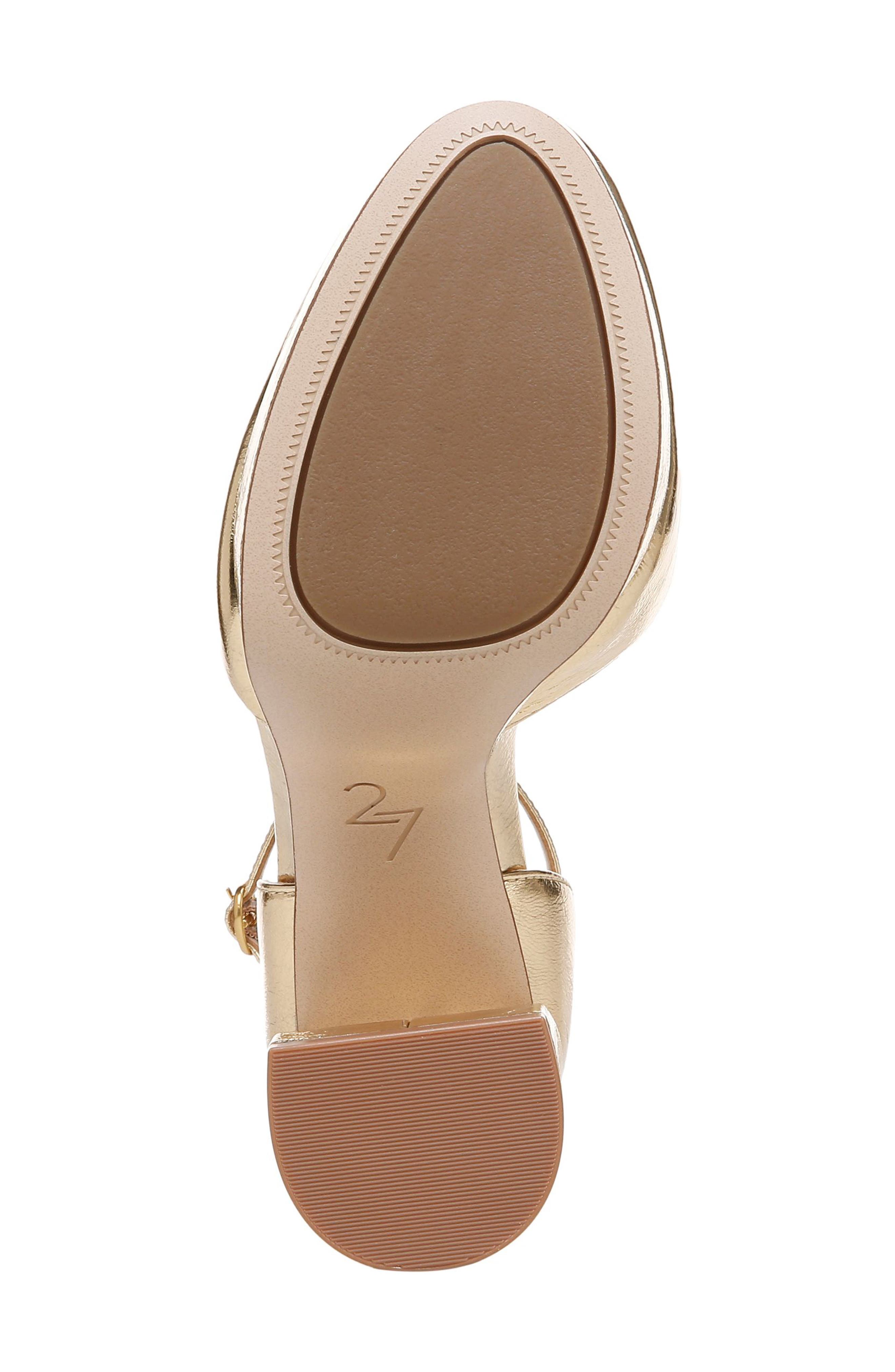 27 EDIT Naturalizer Giovanna Ankle Strap Platform Pump, Alternate, color, Dark Gold