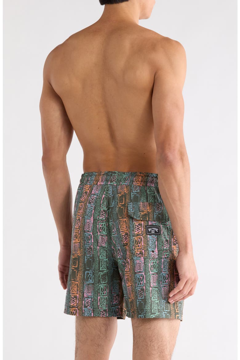 Steezier Swim Trunks, Alternate, color, BLACK MULTI