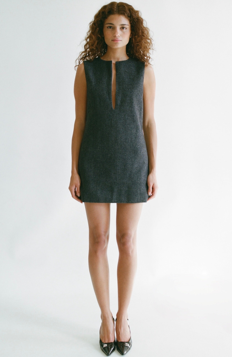 All My Love Sydney Dress, Alternate, color, Charcoal