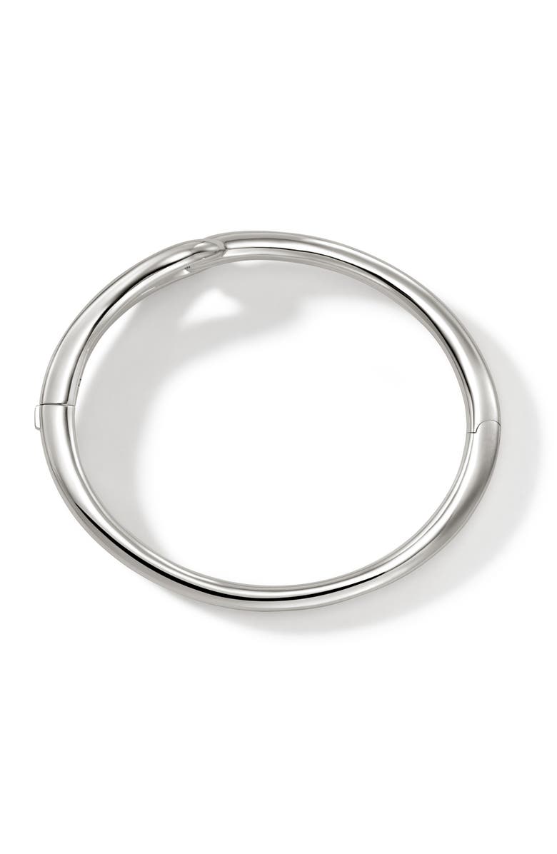 John Hardy Surf Hinged Bangle, Alternate, color, Silver