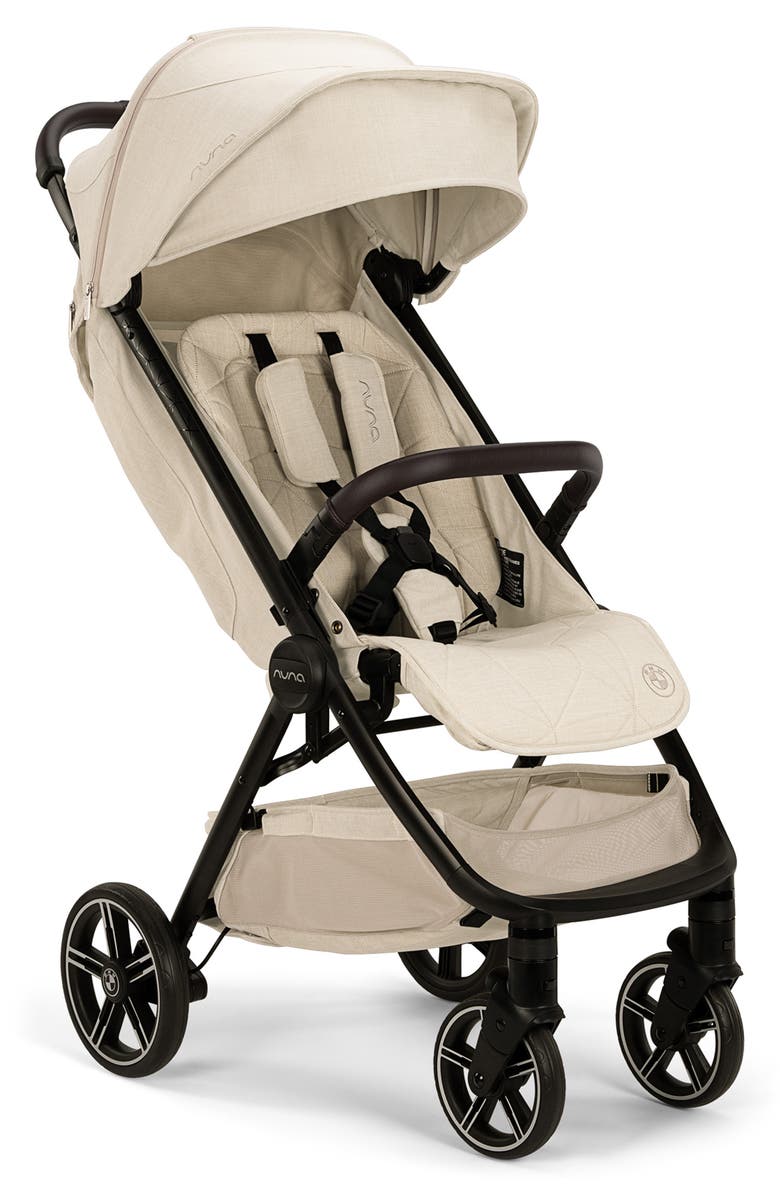 Nuna x BMW TRVL<sup>™</sup> LX Compact Stroller, Main, color, Beige/ Khaki