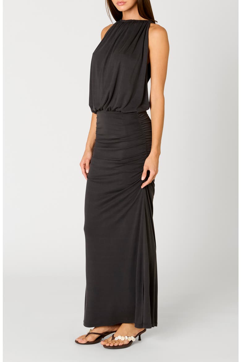Sebastiano Maxi Dress, Alternate, color, ONYX