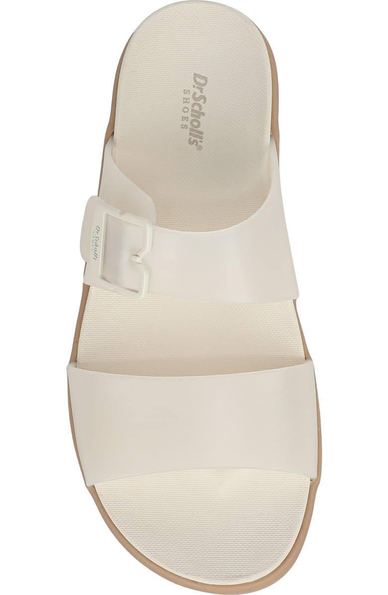 Dr. Scholl's All Time Double Strap Slide Sandal, Alternate, color, Off White