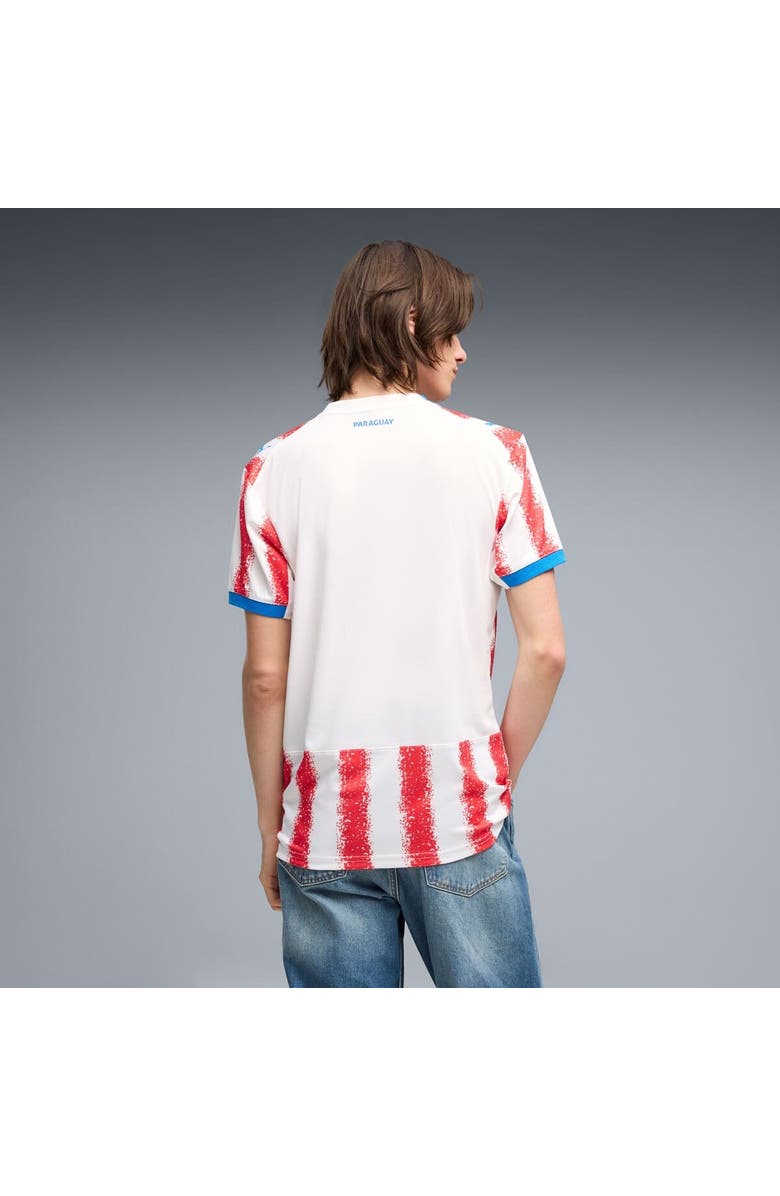PUMA Men's Puma White Paraguay National Team 2026 Home Replica Jersey, Alternate, color, White