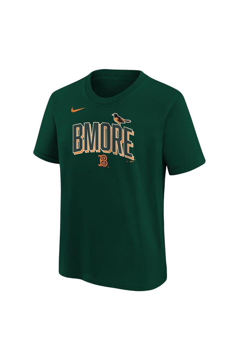 Nike Youth Nike Green Baltimore Orioles 2026 City Connect Wordmark T-Shirt, Alternate, color, Green