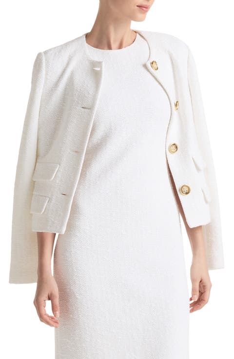 Bouclé Knit Jacket