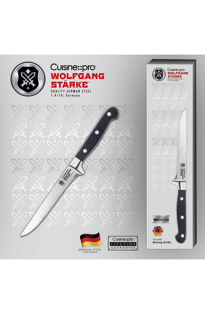Cuisine::pro<sup>®</sup> WOLFGANG STARKE 6" Boning Knife, Alternate, color, Black