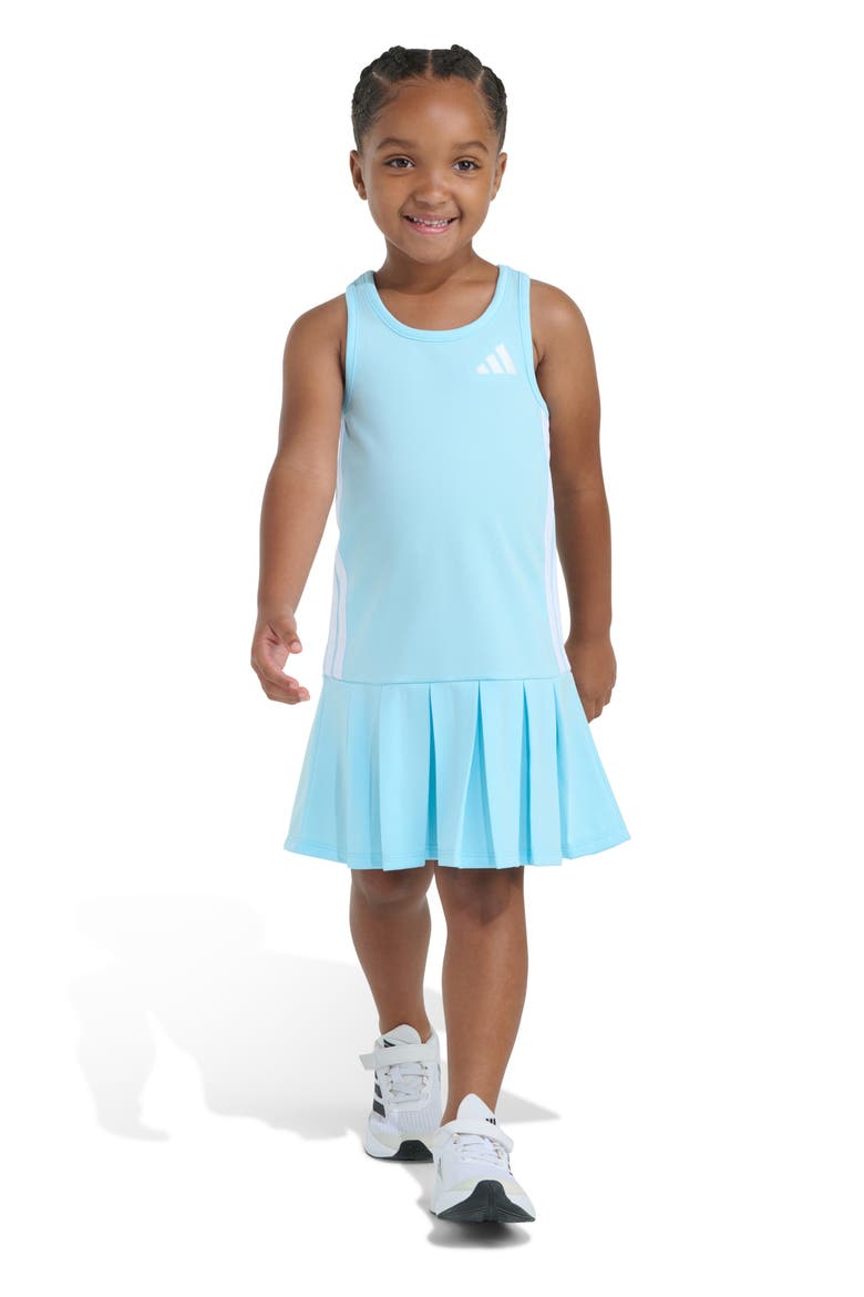Kids' Sleeveless Tennis Dress, Alternate, color, FROZEN BLUE