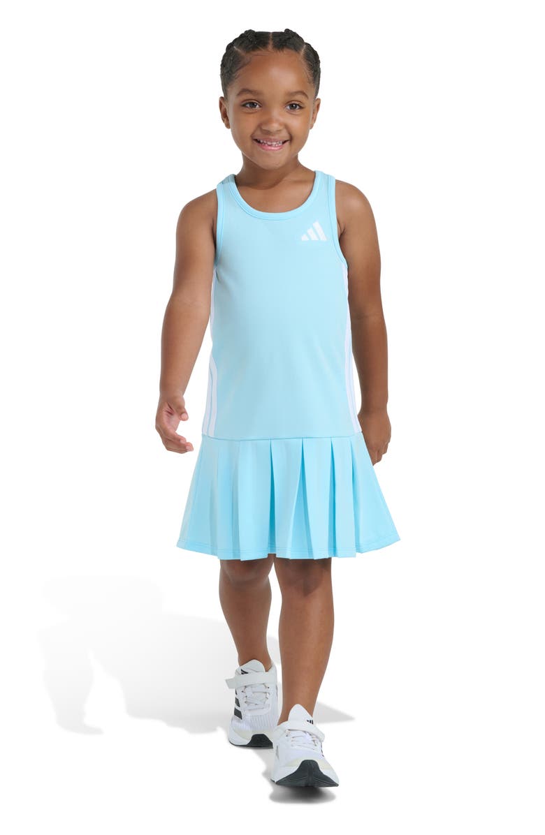 adidas Kids' Sleeveless Tennis Dress, Alternate, color, Frozen Blue