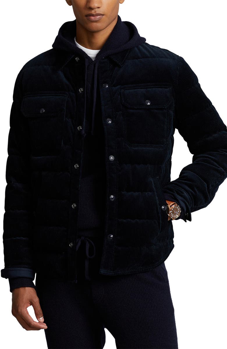 Polo Ralph Lauren Quilted Corduroy Jacket, Main, color, 