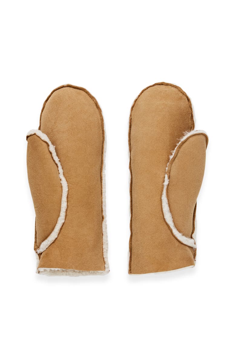 Celtic & Co. British Sheepskin Mitts, Main, color, Spice