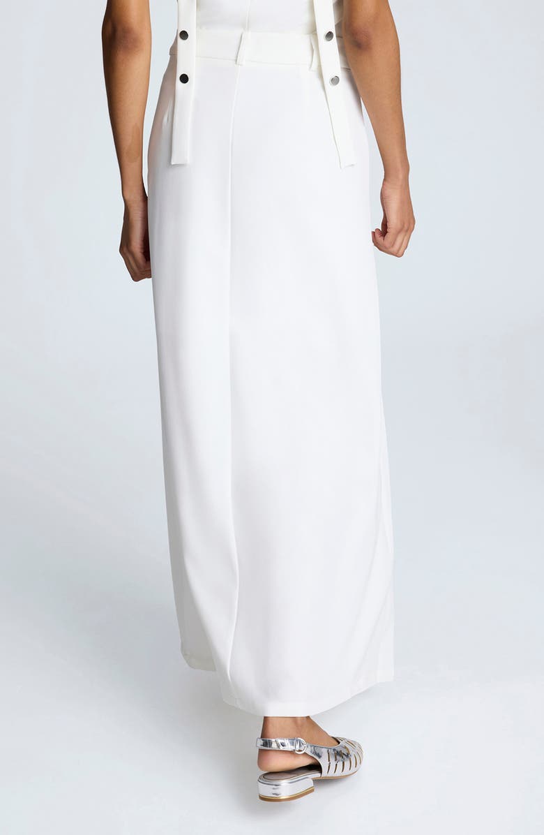 Kenneth Cole Pleated Maxi Skirt, Alternate, color, Pure White