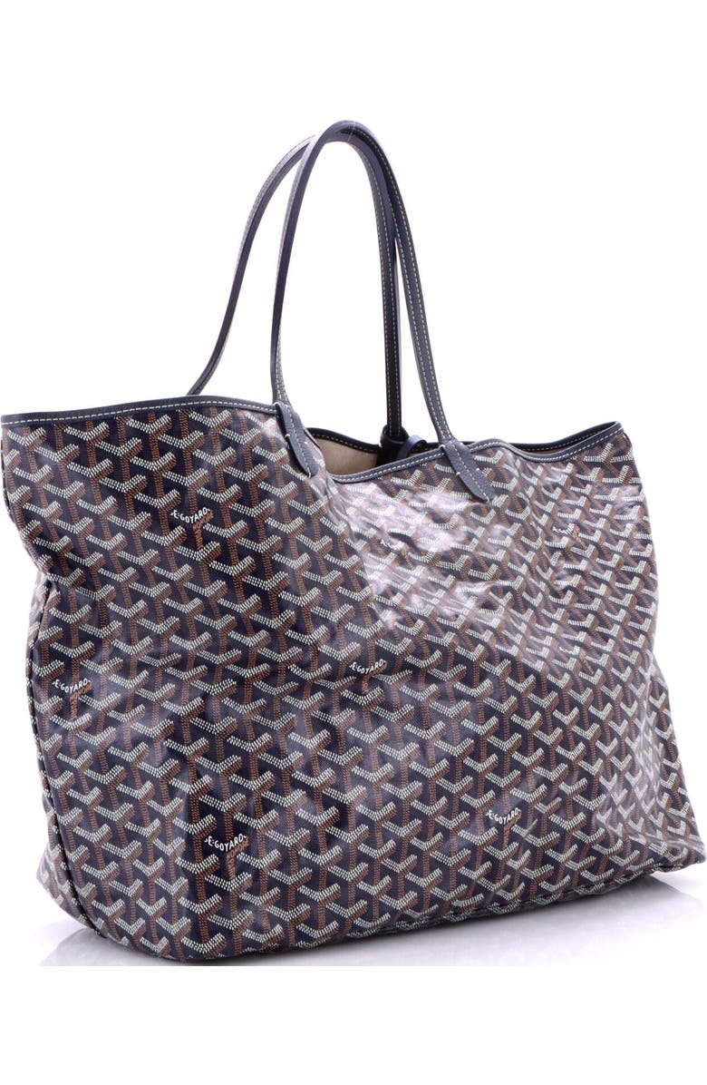 Pre-Owned Goyard Saint Louis Tote Coated Canvas GM, Alternate, color, Blue
