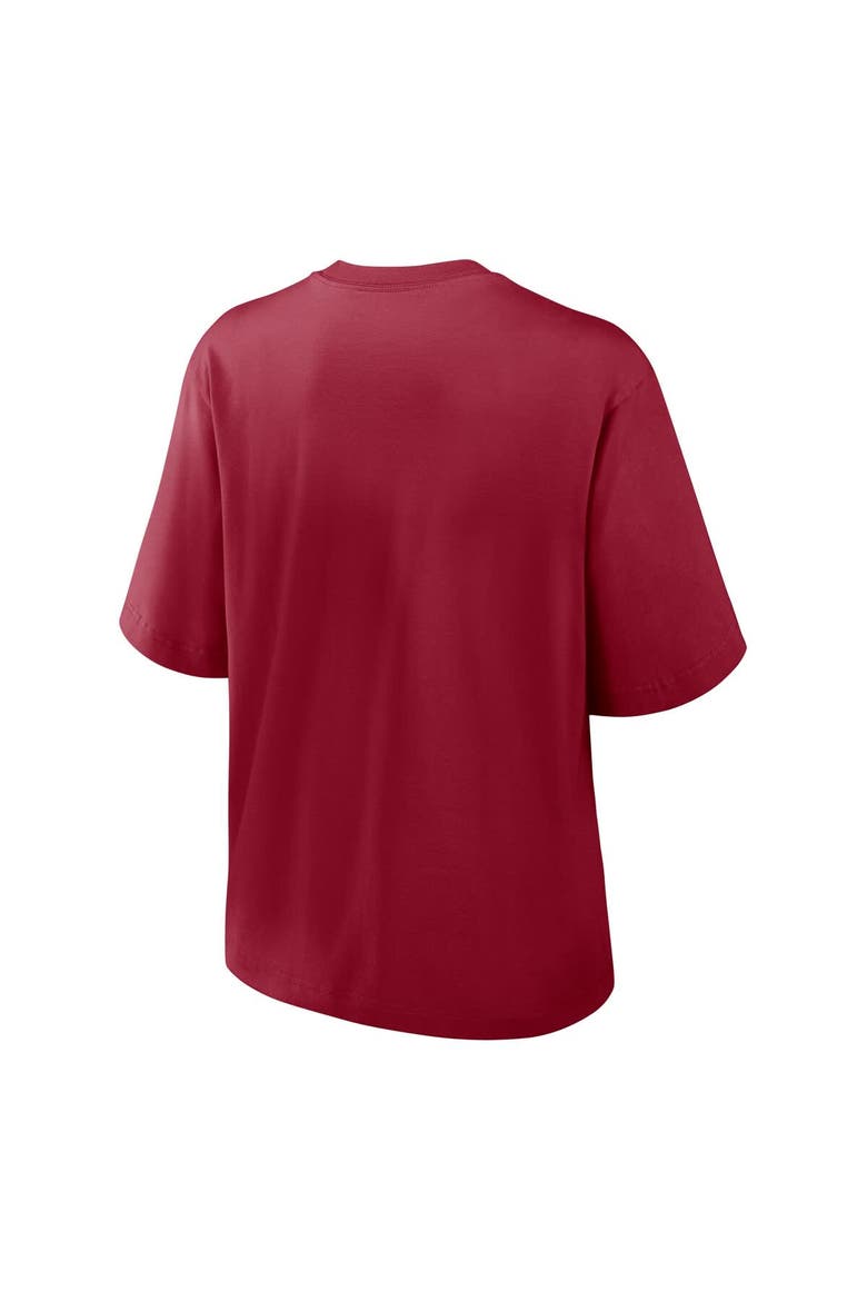 Women's Nike Cardinal Arkansas Razorbacks Boxy T-Shirt, Alternate, color, Cardinal