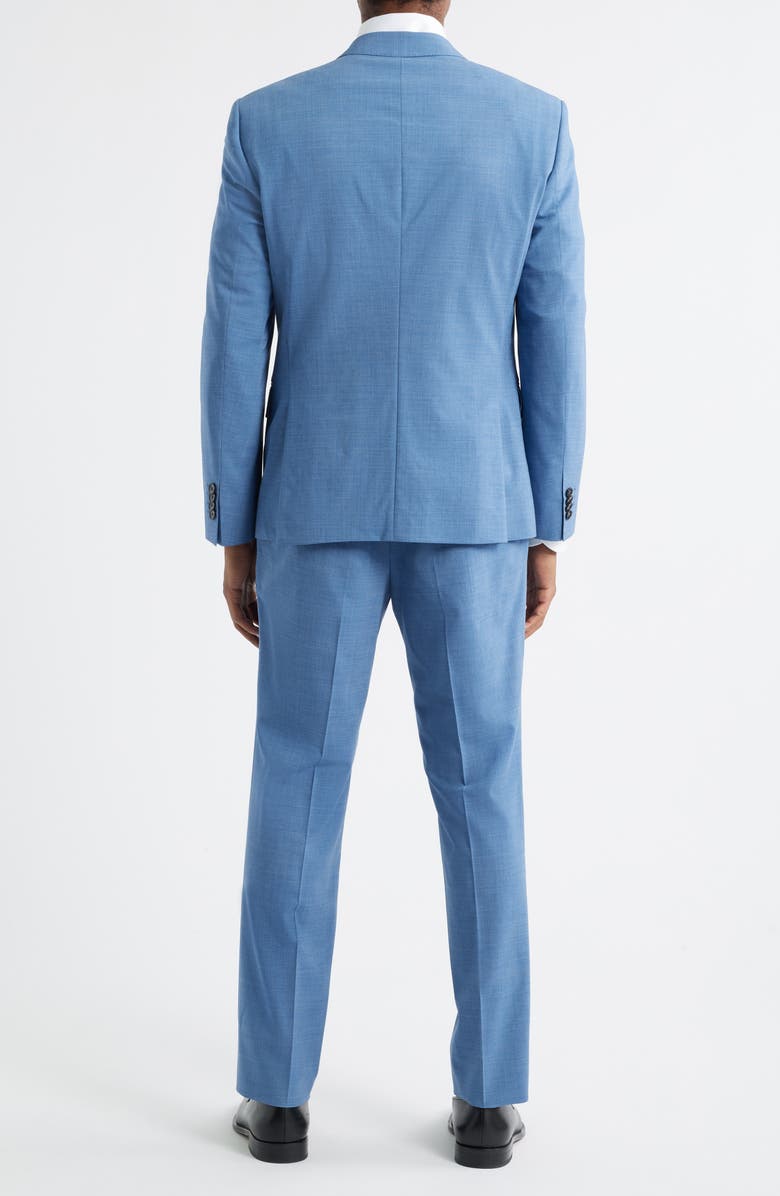 BOSS Huge Stretch Wool Suit, Alternate, color, Open Blue