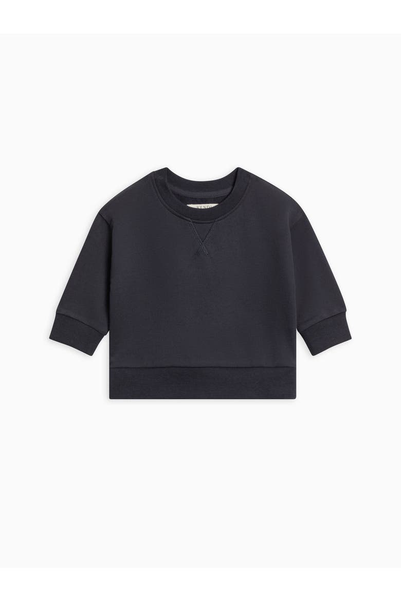 Quinn Organic French Terry Relaxed Pullover Sweatshirt, Main, color, Navy