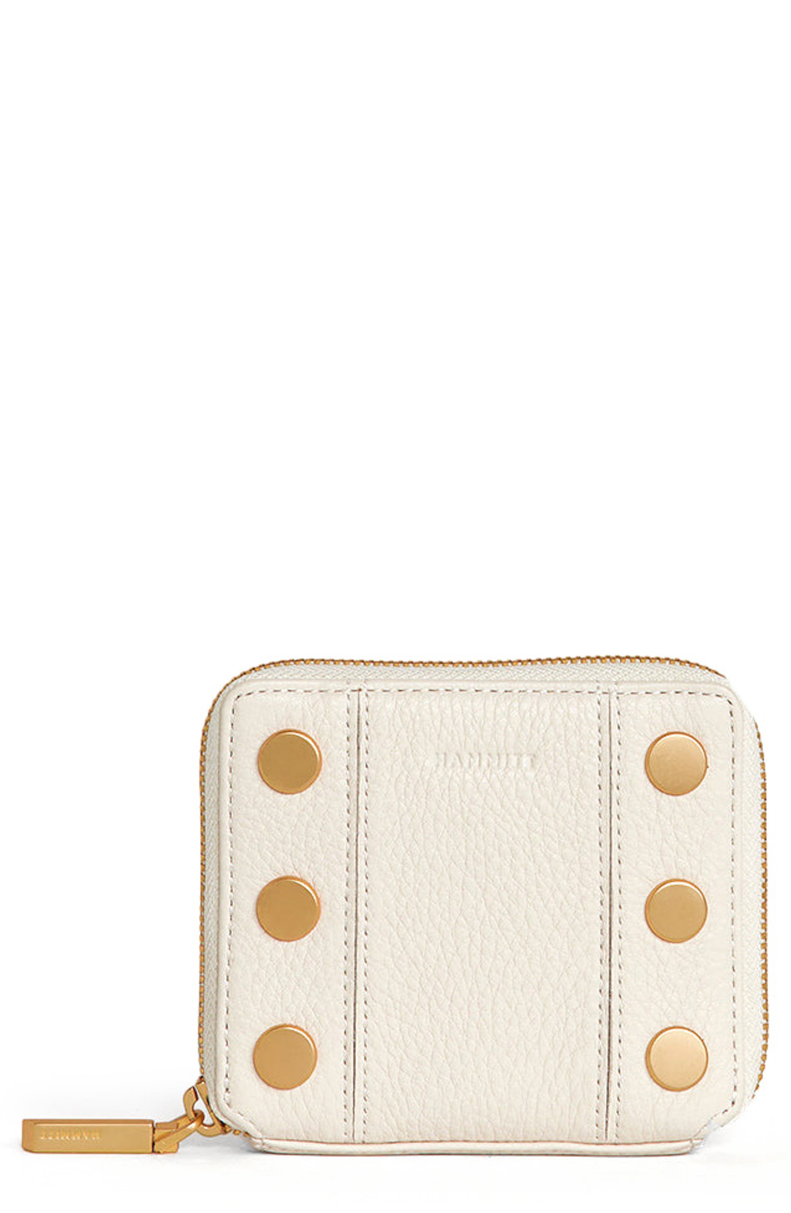 HAMMITT 5 North Wallet in Calla Lily White/brushed Gold at Nordstrom